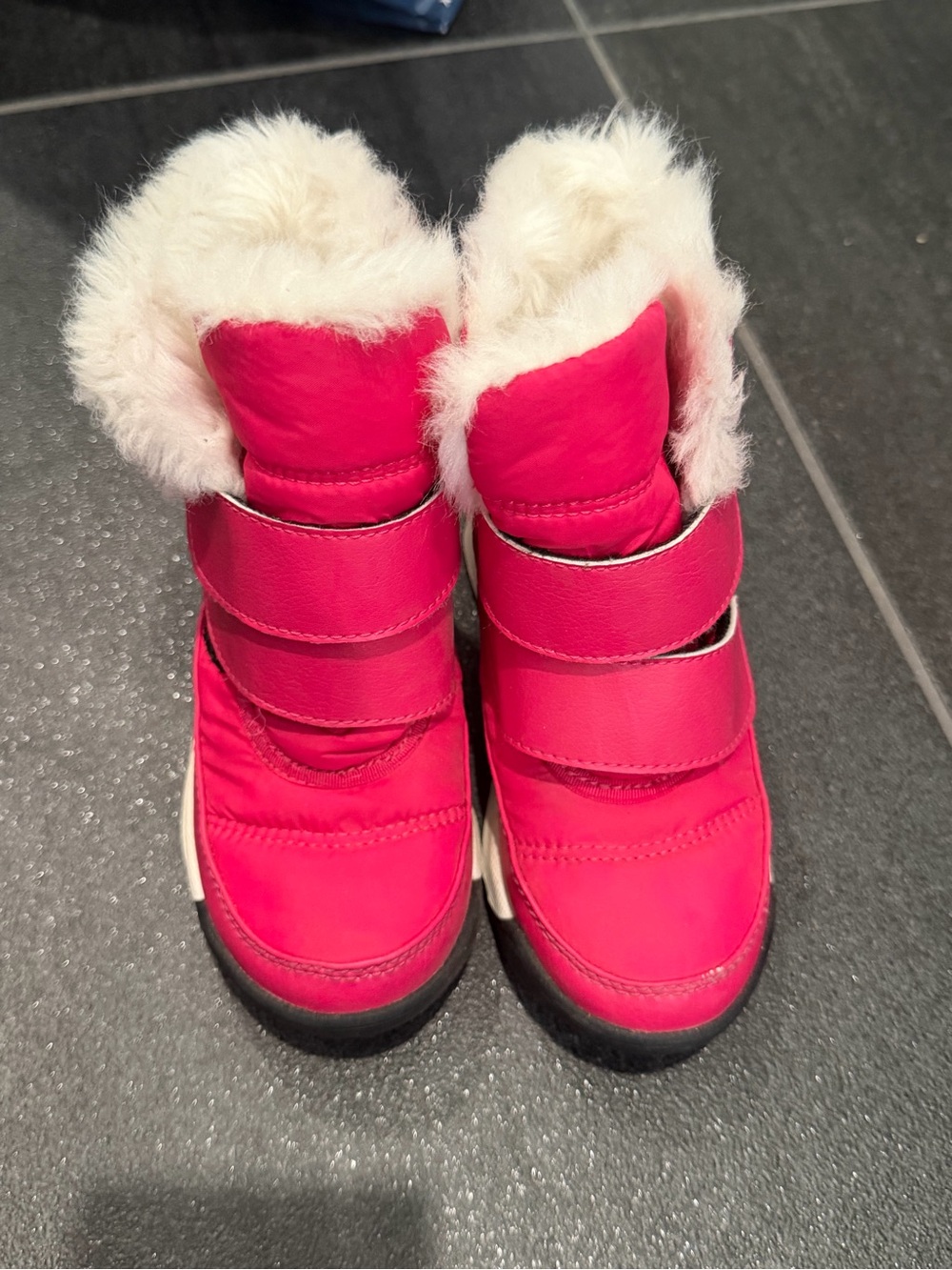 Sorel Kids Bright Pink Faux Fur Winter Boots